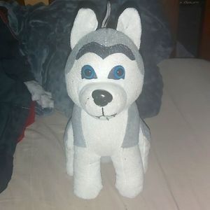10 inch tall husky plushy